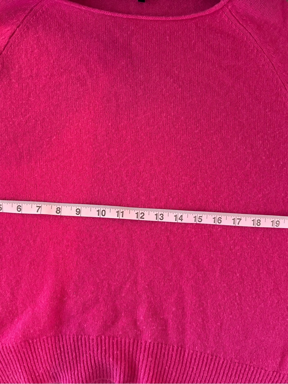 Quince Women's Hot Pink Cashmere Crewneck Sweater, L - Picture 5 of 9